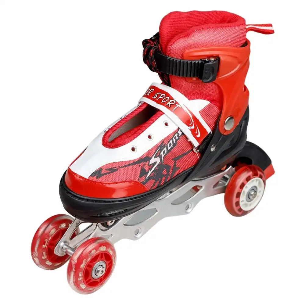 Inline Skate Red Shoes Small Size ( 31 to 34 ) - 961S