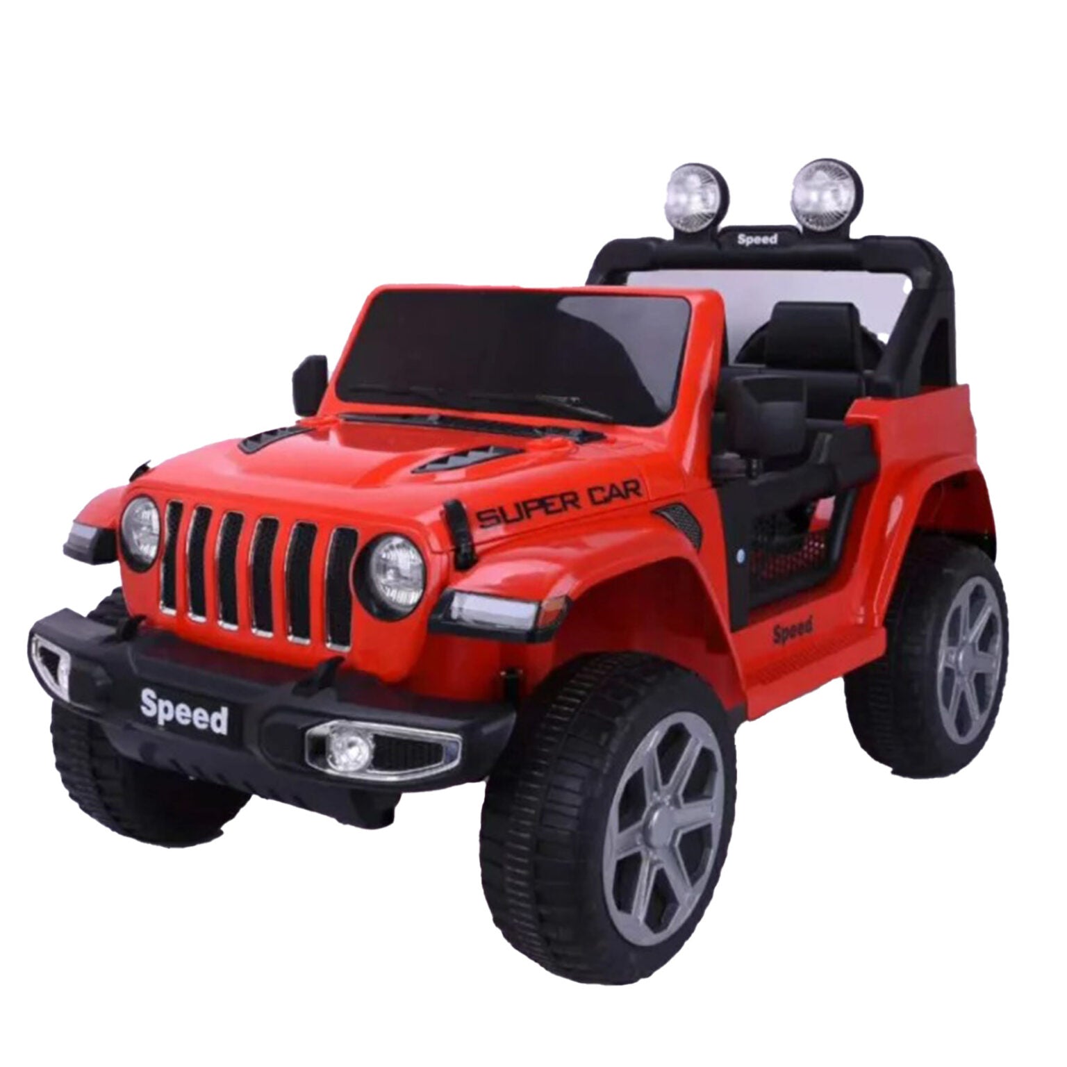 سيارة كهربائية للاطفال Jeep Wrangler – أحمر FT-938